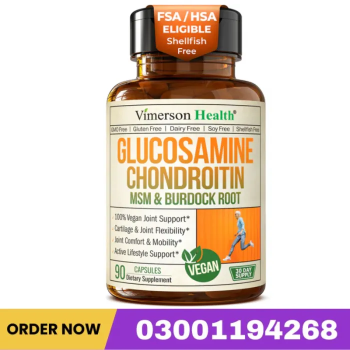 Vimerson Health Glucosamine Chondroitin MSM & Burdock Root Capsule Price In Pakistan 