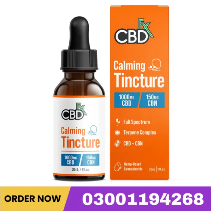 Full Spectrum CBD Oil Tincture for Calming + CBN 1000-6000mg Price In Pakistan