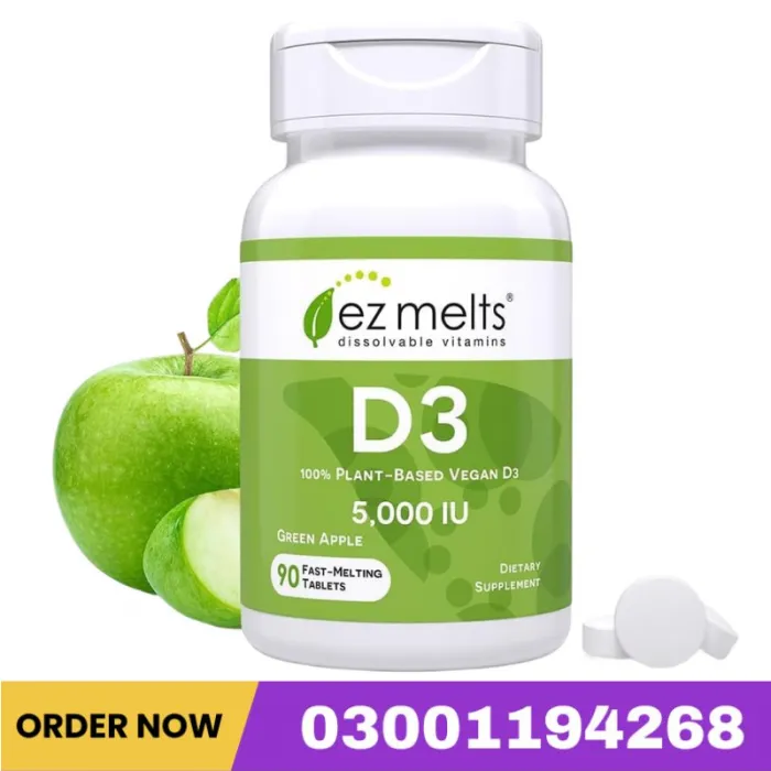 Ez Melts Dissolvable Vitamin D3 5000 Iu Tablets In Pakistan