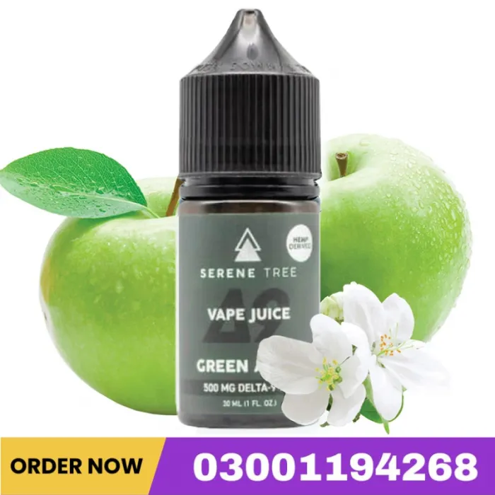 Serene Tree Delta-9 THC Green Apple Vape Juice 500mg