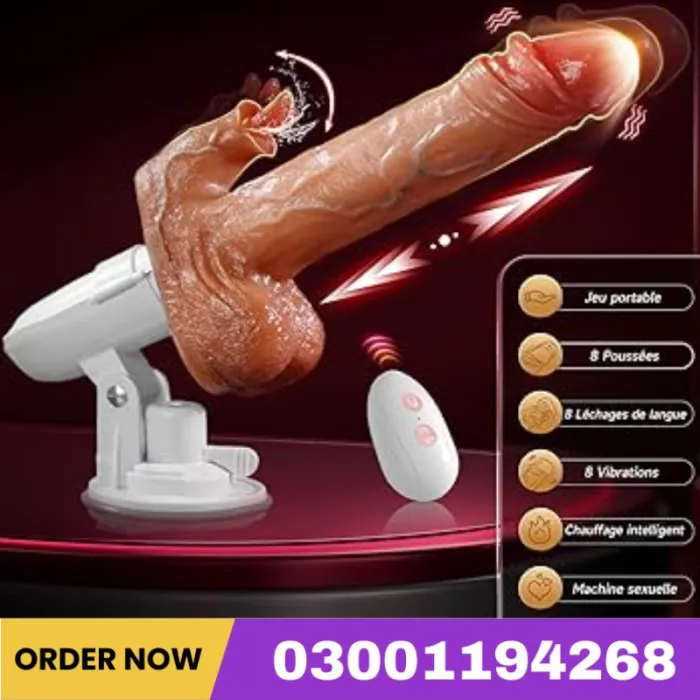 5 In 1 Realistic Smart Heating Dildo With 8 Vibrations & Thrusting Modes