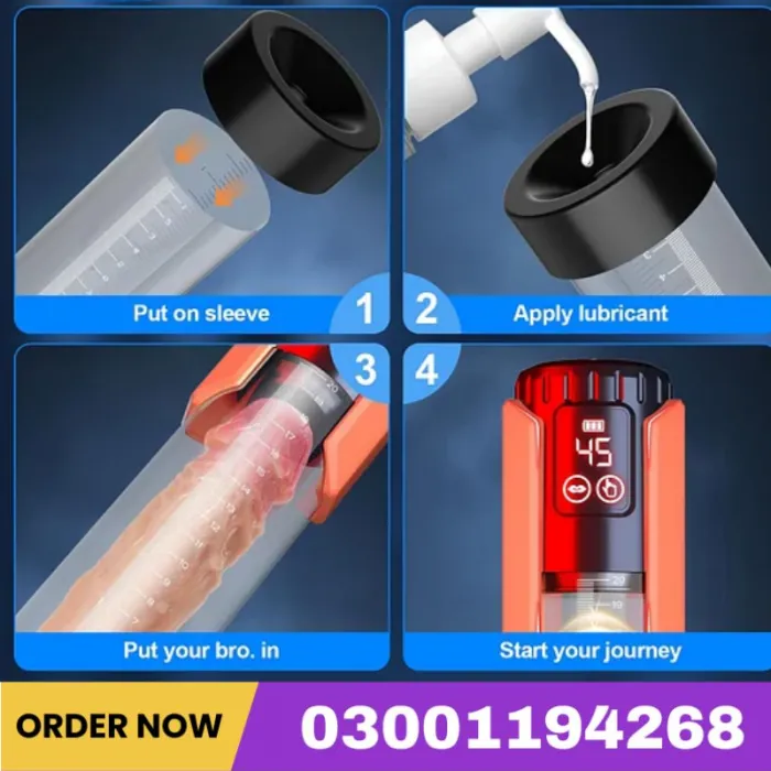 5 Suction Intensities Extended Erection And Air Pressure Device Automatic Penis Enlarger Extend Vacuum Pump