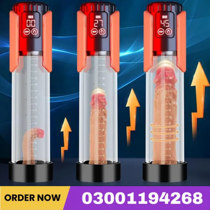 5 Suction Intensities Extended Erection And Air Pressure Device Automatic Penis Enlarger Extend Vacuum Pump