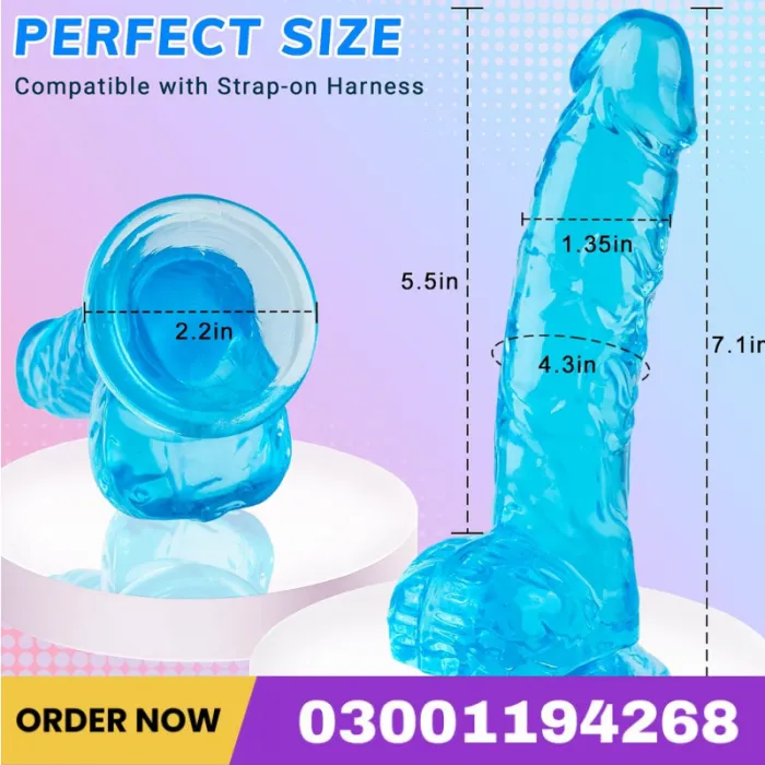 7 Inch Soft Realistic Silicone Dildo Price In Pakistan