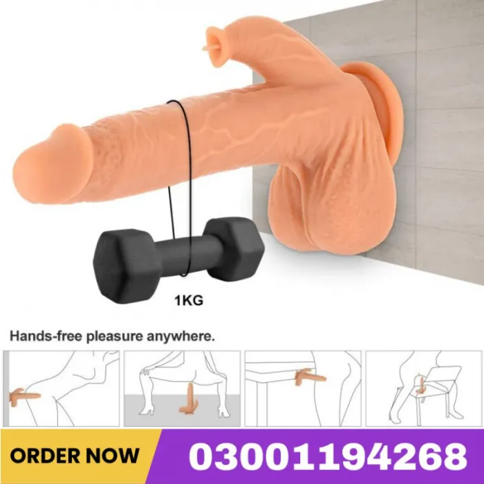 9.8 Thrusting Vibrating Clitoral Dildo