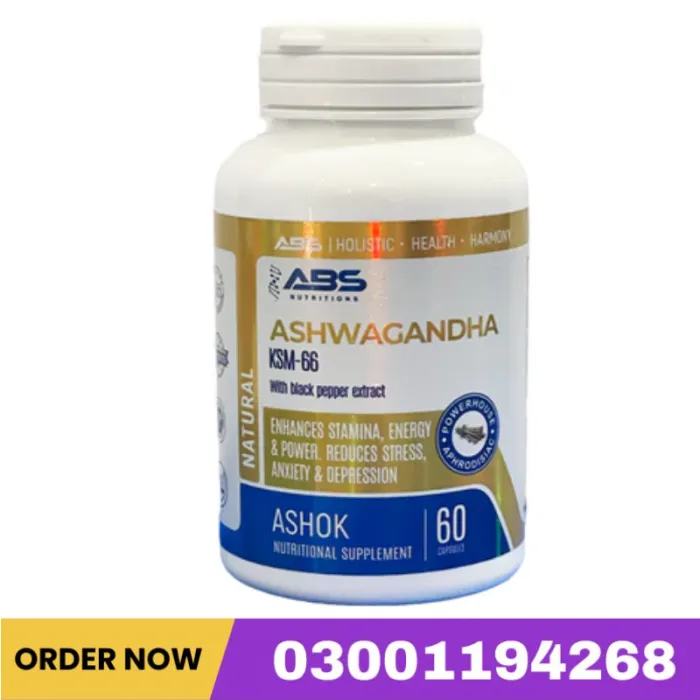 ABS Ashwagandha, 60 Ct Price In Pakistan