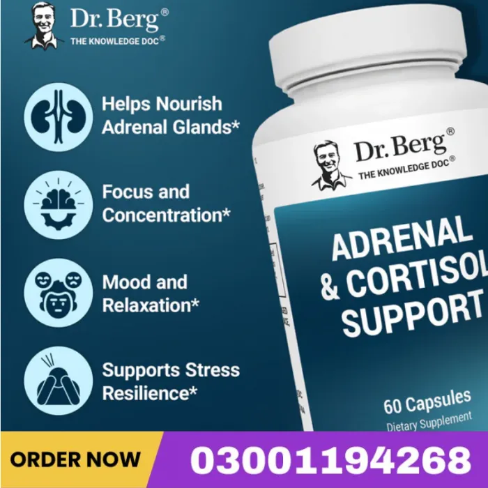 Adrenal & Cortisol Support – 60 Vegetable Capsules