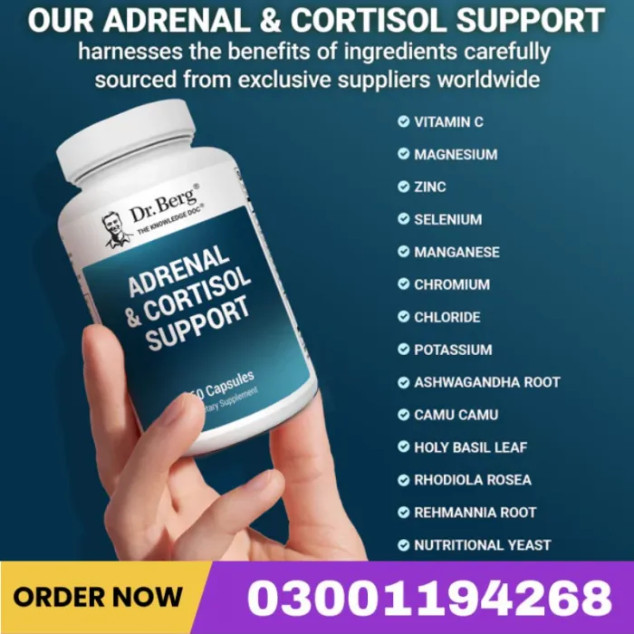 Adrenal & Cortisol Support – 60 Vegetable Capsules