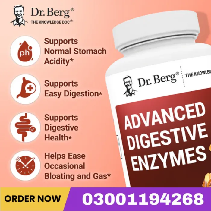 Advanced Digestive Enzymes With Apple Cider Vinegar And Pancreatin – 180 Capsules
