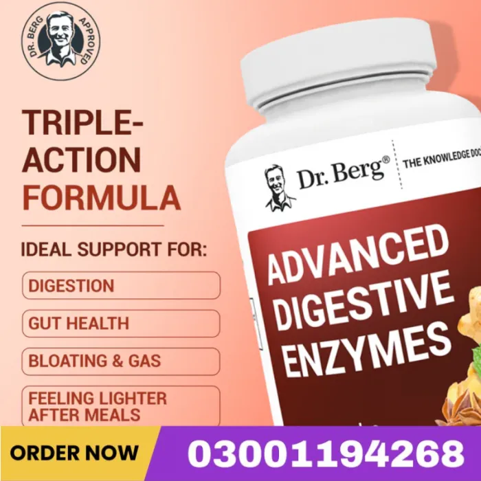 Advanced Digestive Enzymes With Apple Cider Vinegar And Pancreatin – 180 Capsules