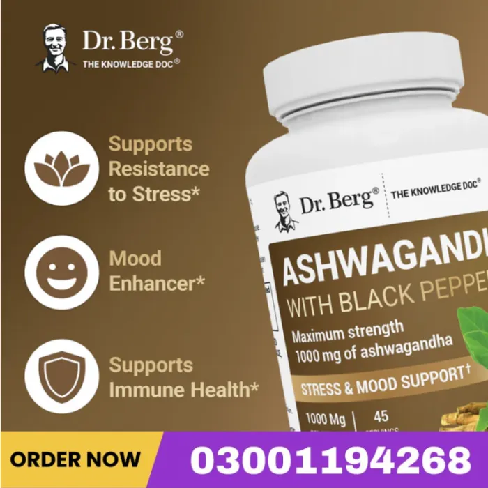 Ashwagandha With Bioperine (Black Pepper) – 90 Vegetable Capsules