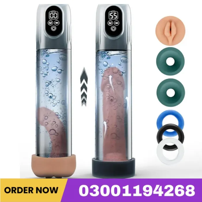Automatic 4 Training Pressure And 5 Suction Air Water Extender Electric Penis Pump For Men Dick Enlarger Erection