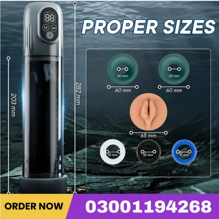 Automatic 4 Training Pressure And 5 Suction Air Water Extender Electric Penis Pump For Men Dick Enlarger Erection