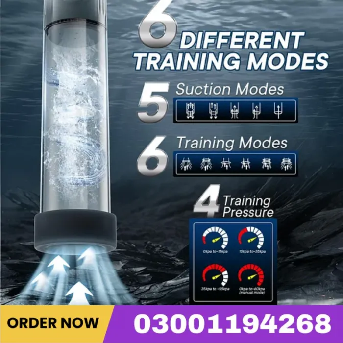 Automatic 4 Training Pressure And 5 Suction Air Water Extender Electric Penis Pump For Men Dick Enlarger Erection