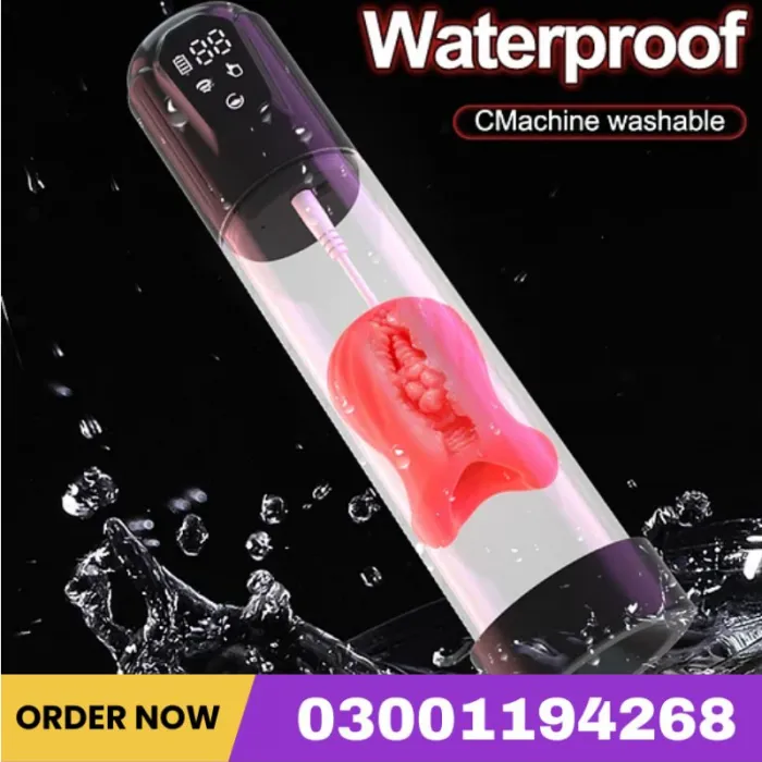 Automatic Sucking Men Penis Pump 5 Vibration & Suction Pocket Pussy Male Stroker Male Penis Extender