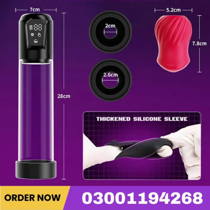 Automatic Sucking Men Penis Pump 5 Vibration & Suction Pocket Pussy Male Stroker Male Penis Extender