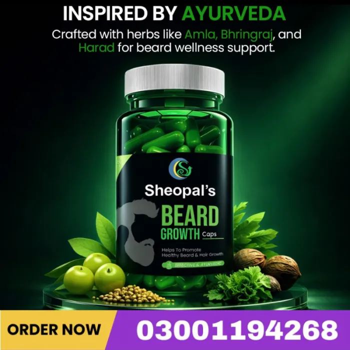 Beard Growth Capsule Helps to Promote Healthy Beard Growth In Pakistan
