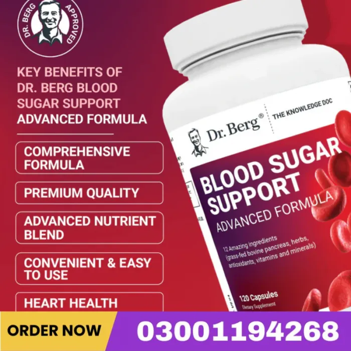 Blood Sugar Support Advanced Formula With Chromium & Potassium 120 – Vegetable Capsules