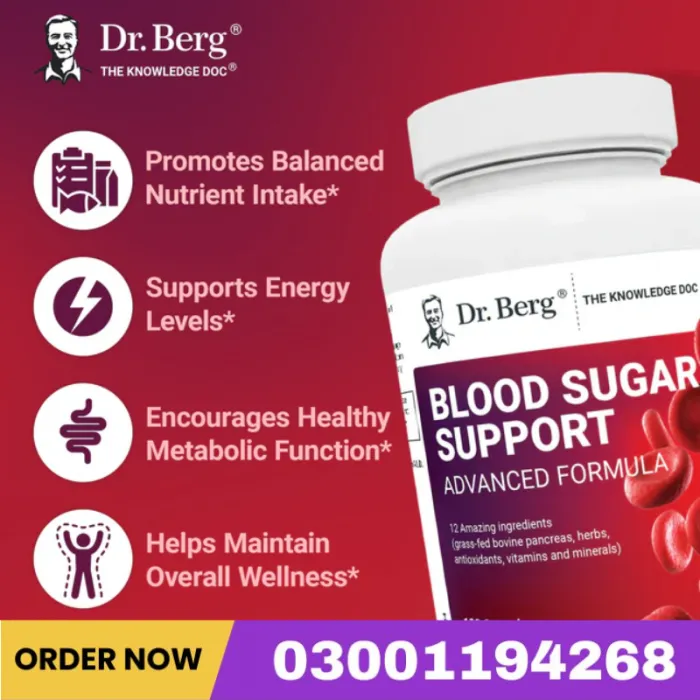 Blood Sugar Support Advanced Formula With Chromium & Potassium 120 – Vegetable Capsules