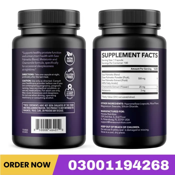 Daitea Saw Palmetto Pm Formula Supplements
