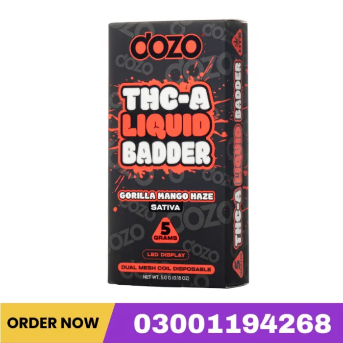 DOZO THC-A Liquid Badder Disposable 5G In Pakistan