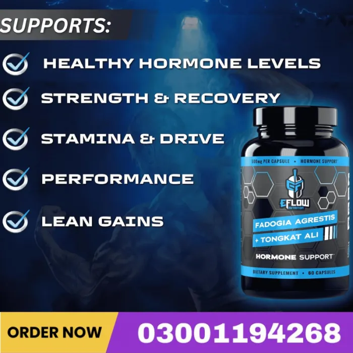 Eflow Nutrition Fadogia Agrestis + Tongkat Ali Capsules In Pakistan
