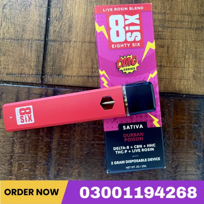 Eighty Six Live Rosin Blend OMG Series Disposable 2G