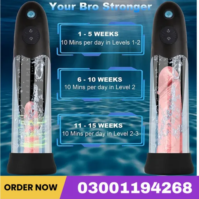Electric 3 In 1 Water SPA Massager Vacuum Penis Enlarger Male Masturbator Adult Erection Dick Pump Device