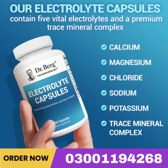Electrolyte Capsules With Potassium And Magnesium – 160 Vegetable Capsules