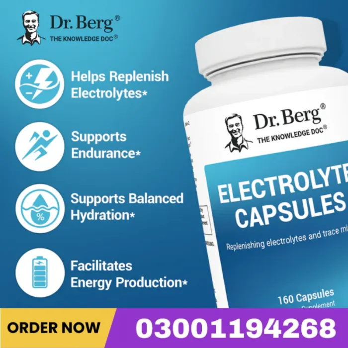 Electrolyte Capsules With Potassium And Magnesium – 160 Vegetable Capsules