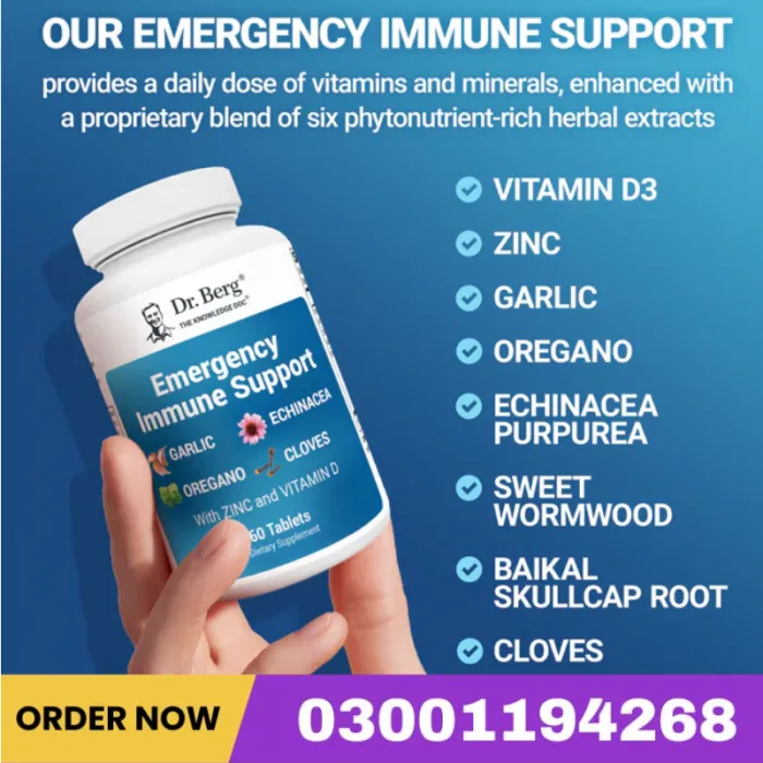 Emergency Immune Support With Zinc And Vitamin D – 60 Tablets