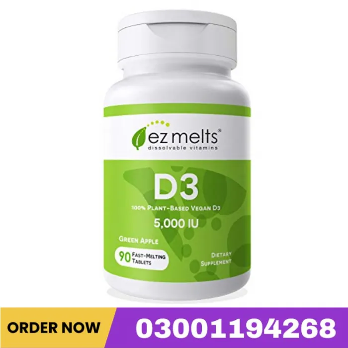 Ez Melts Dissolvable Vitamin D3 5000 Iu Tablets In Pakistan