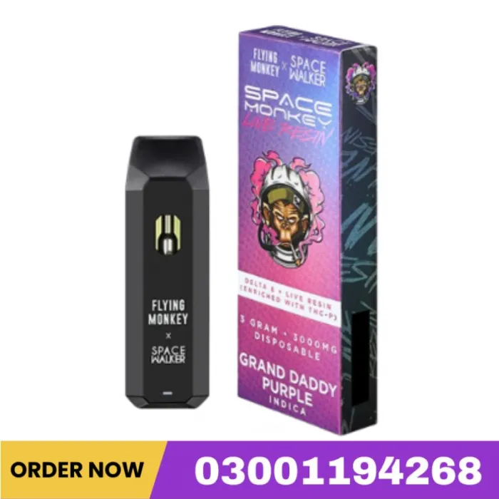 Flying Monkey SpaceMonkey 3g Live Resin Disposables (D8+THCP+Live Resin) In Pakistan