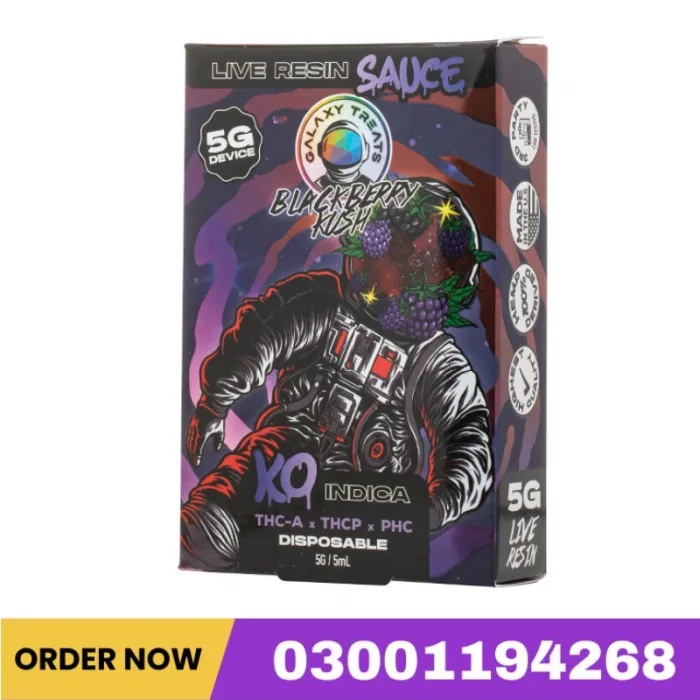 Galaxy Treats KO Live Resin Sauce Disposable 5G In Pakistan