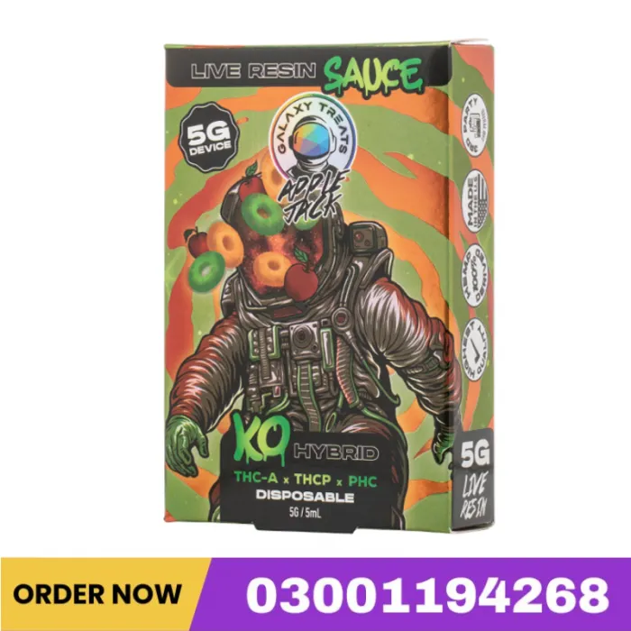 Galaxy Treats KO Live Resin Sauce Disposable 5G In Pakistan