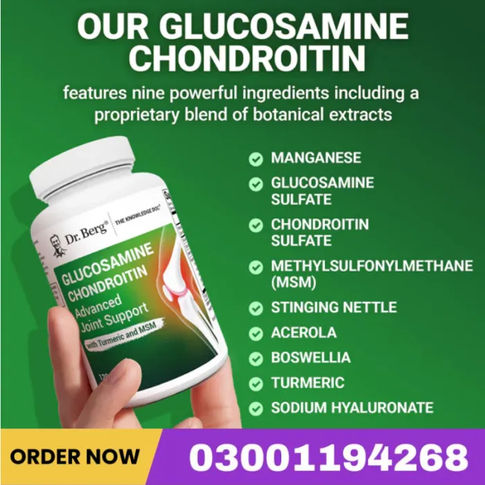 Glucosamine Chondroitin Advanced Joint Support With Msm – 120 Vegetable Capsules