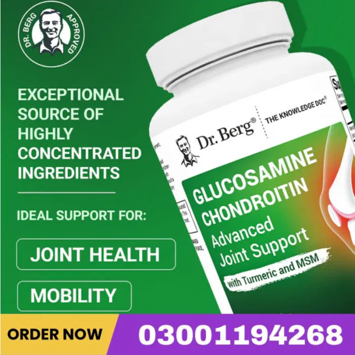 Glucosamine Chondroitin Advanced Joint Support With Msm – 120 Vegetable Capsules