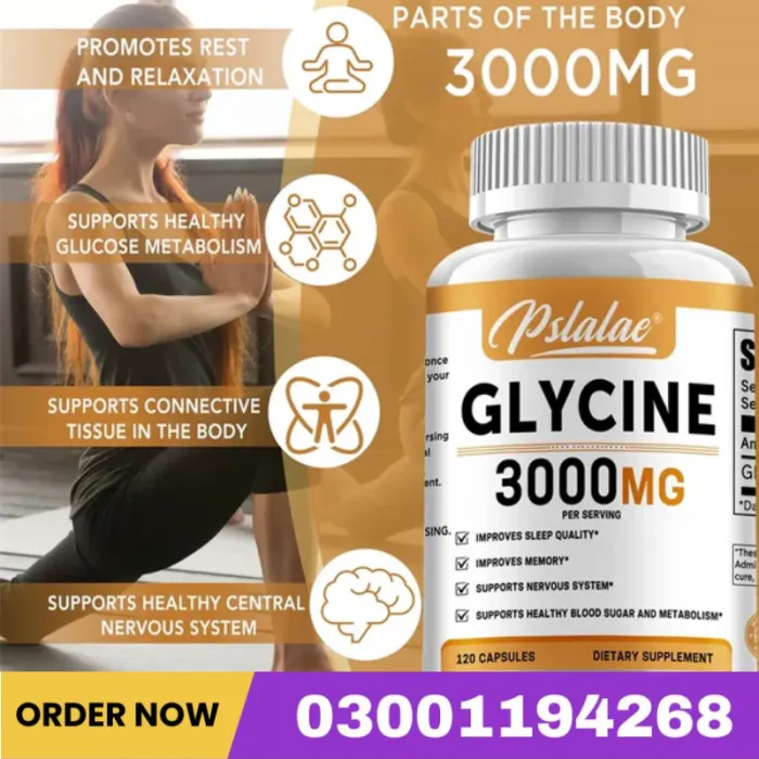 Glycine Capsules – Promote Deep Sleep & Appetite Control Price In Pakistan