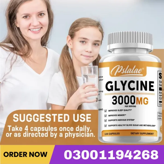 Glycine Capsules – Promote Deep Sleep & Appetite Control Price In Pakistan
