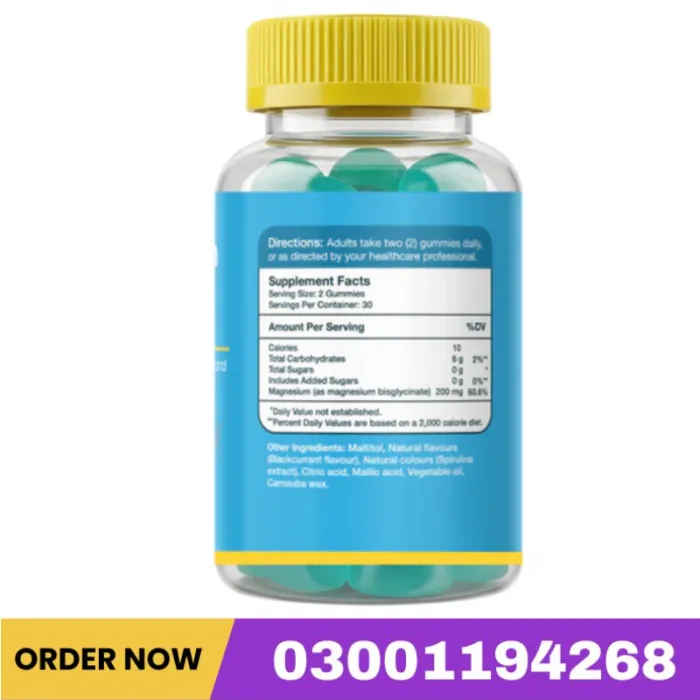 Gumvits Magnesium Glycinate 200mg Gummies, 60 Ct Price In Pakistan