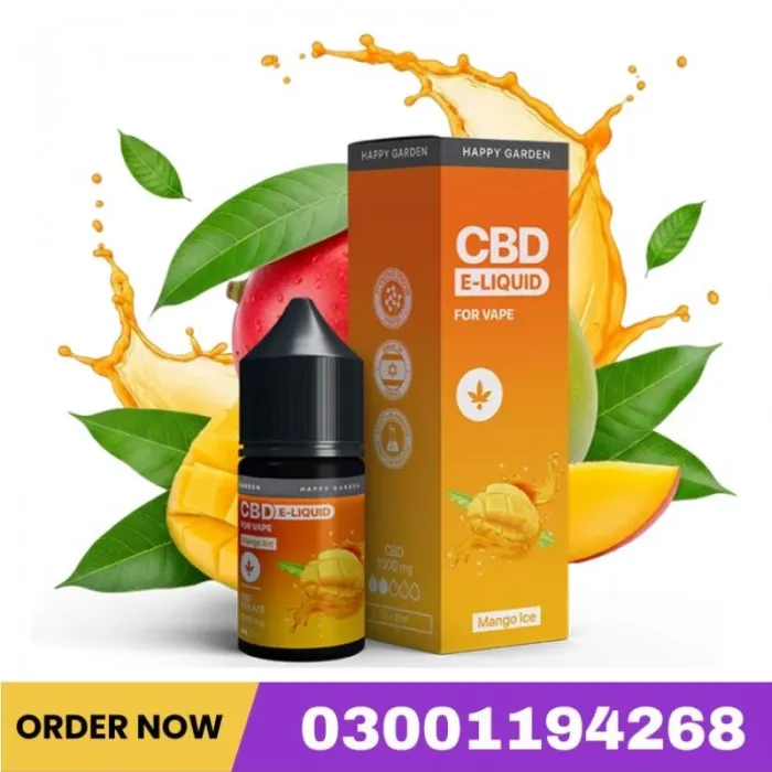 Happy Vape Cbd Vape Juice Blueberry 1000mg 30ML In Pakistan