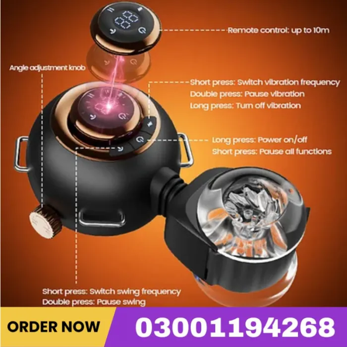 Hazel - 9 Modes: Vibe, Swing, Thrust | Hands-free Strap-on Masturbator