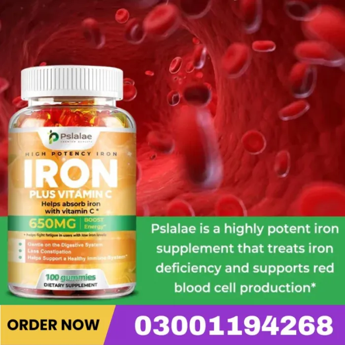 Iron 650mg Gummies – Gentle Digestive & Immune Aid Price In Pakistan