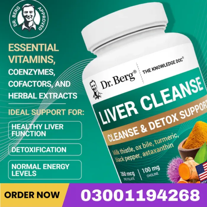 Liver Cleanse Detox Support With Milk Thistle, Ox Bile & Choline – 60 Vegetable Capsules