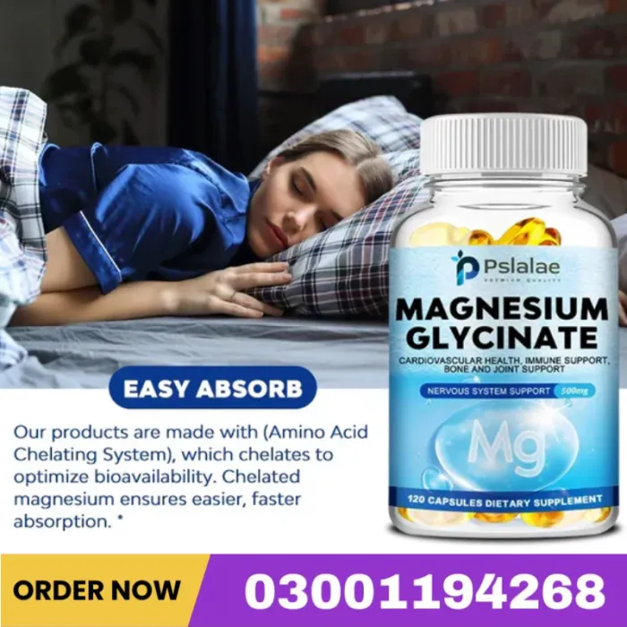 Magnesium Glycinate – Relaxation, Muscle & Heart Support Price In Pakistan