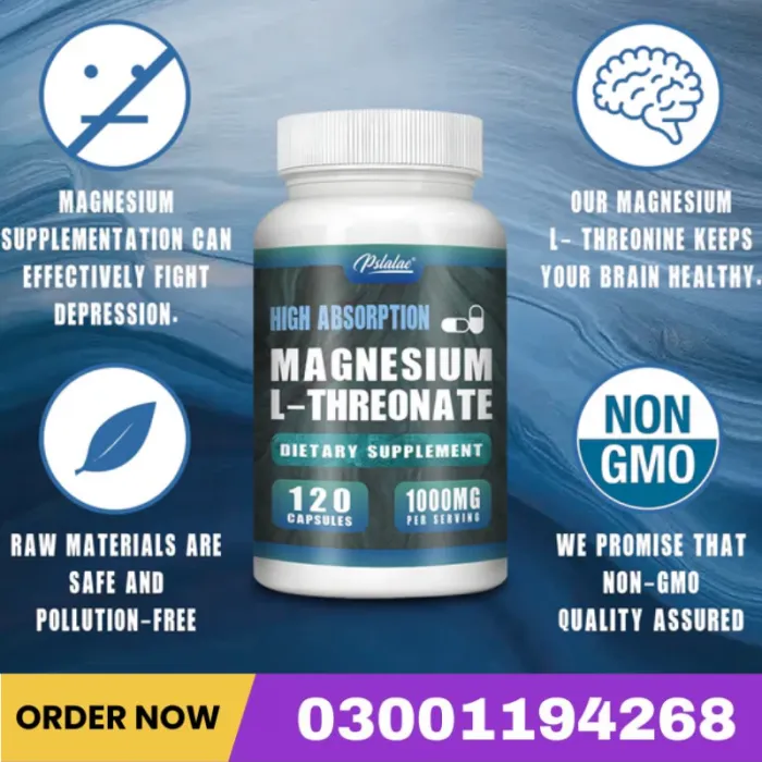 Magnesium L-Threonate – Boost Focus & Brain Energy Price In Pakistan