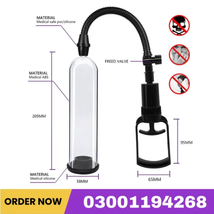 Male Penis Pump Manual Penis Enlarger Vacuum Stimulate Masturbation Penile Extender Trainer