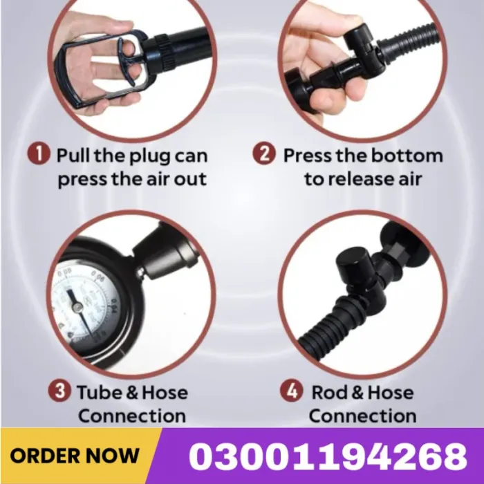 Manual Vacuum Penis Enlarger & Penis Pump Trainer Sex Toys For Men Manual Stimulation