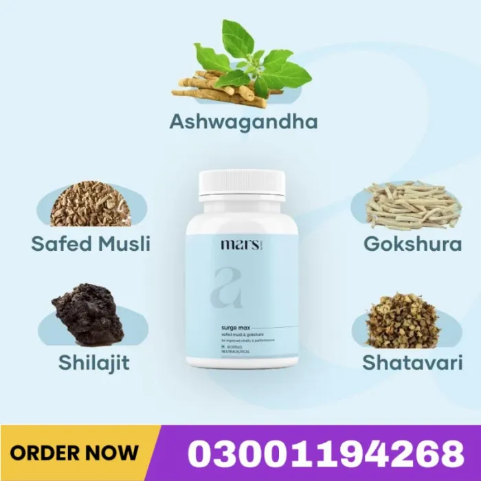 Mars Natural Ashwagandha Capsule In Pakistan
