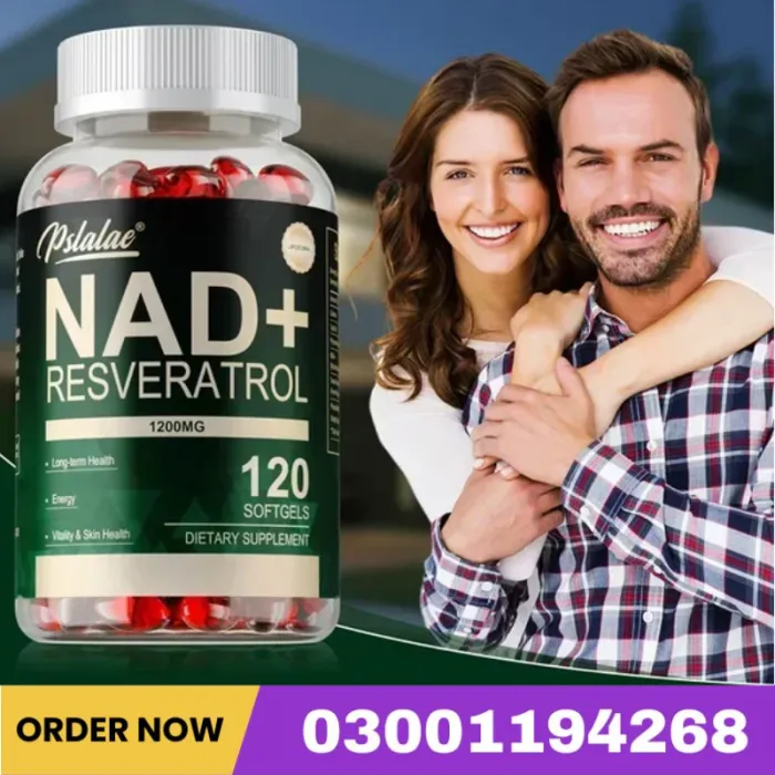 NAD+ Resveratrol – Skin, Hair & Joint Health Boost Price In Pakistan